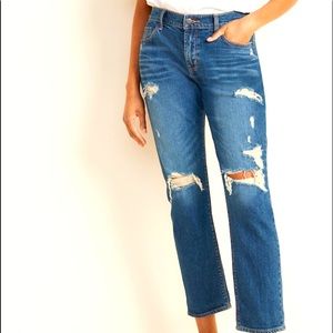 Old Navy distressed boyfriend jeans